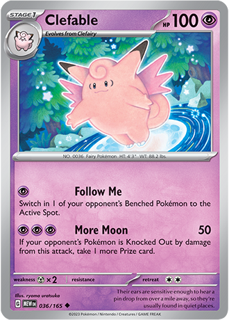 Clefable - 36/165 - Normal