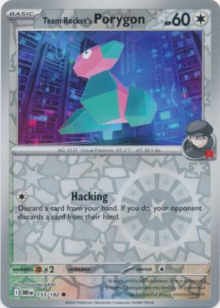 Team Rocket's Porygon - 153/182 - Reverse