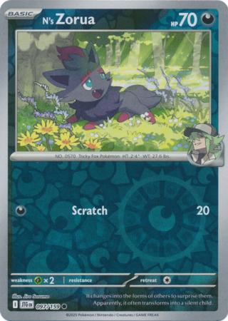 N's Zorua - 97/159 - Reverse