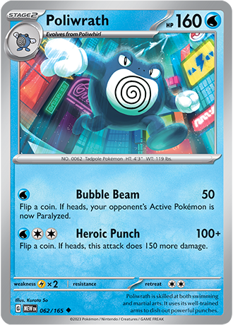 Poliwrath - 62/165 - Normaal