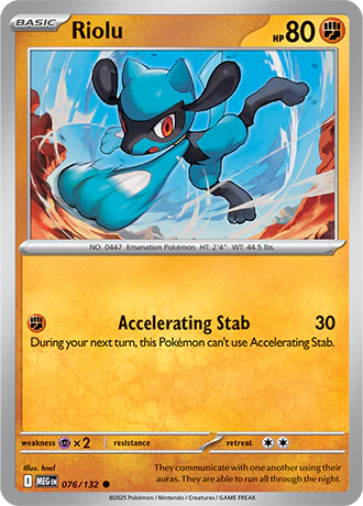 Riolu - 76/132 - Normaal