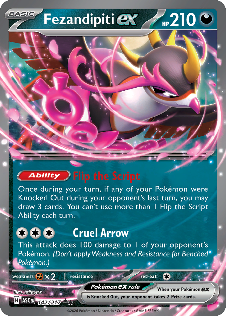 Fezandipiti ex - 142/217 - Holo