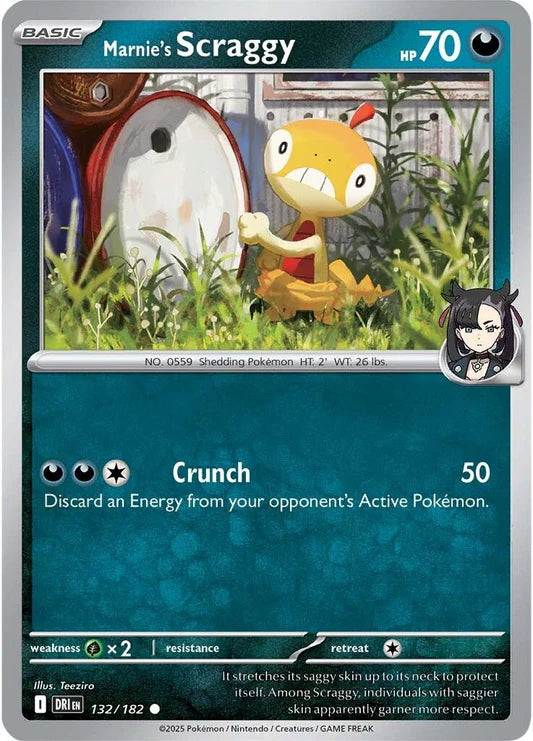 Marnie's Scraggy - 132/182 - Normaal