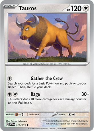 Tauros - 128/165 - Normal