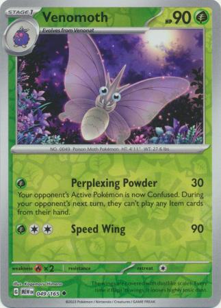 Venomoth - 49/165 - Reverse