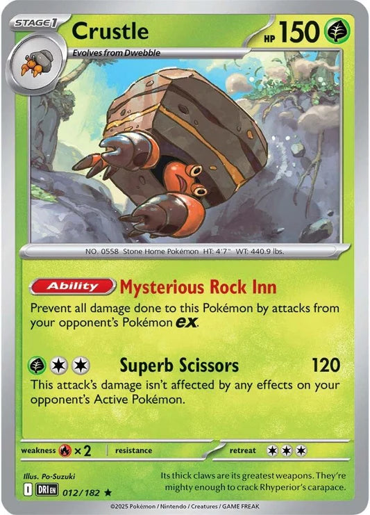 Crustle - 12/182 - Holo