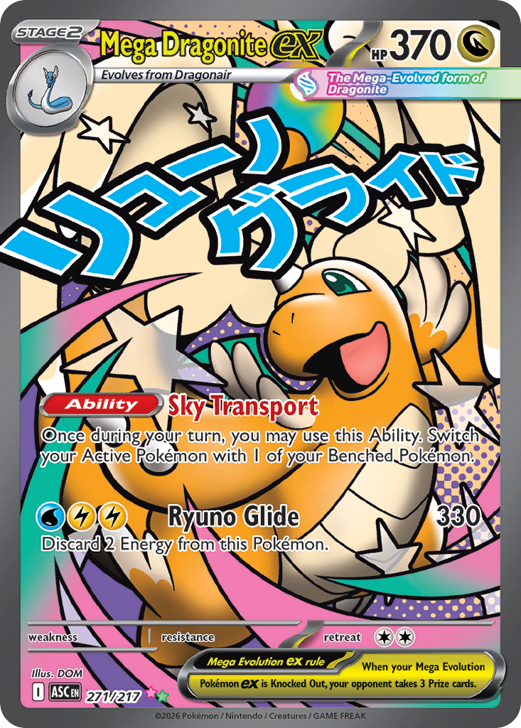 Mega Dragonite ex - 271/217 - Holo