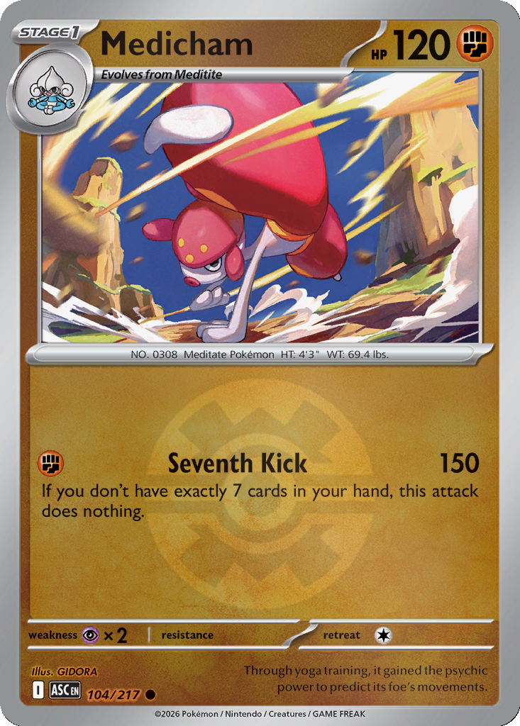 Medicham - 104/217 - Quick Ball Holo