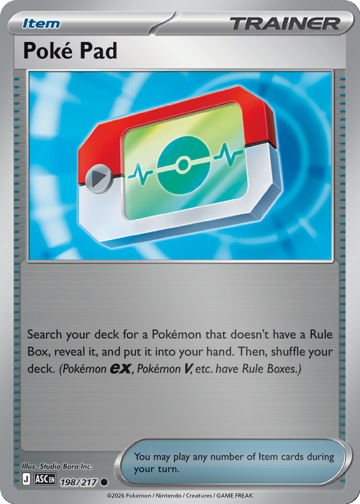 Poké Pad - 198/217 - Reverse Holo