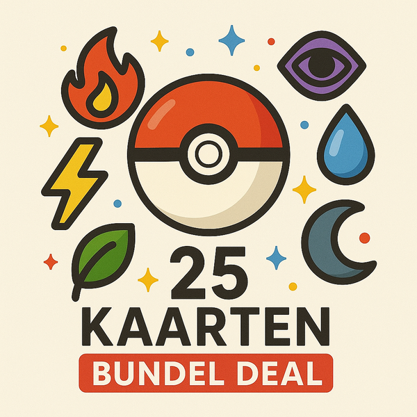 Bundel van 25 Pokémon Kaarten