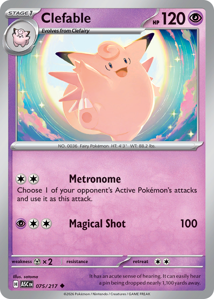 Clefable - 75/217 - Normaal