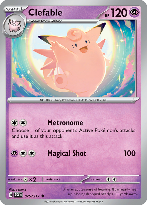 Clefable - 75/217 - Normal