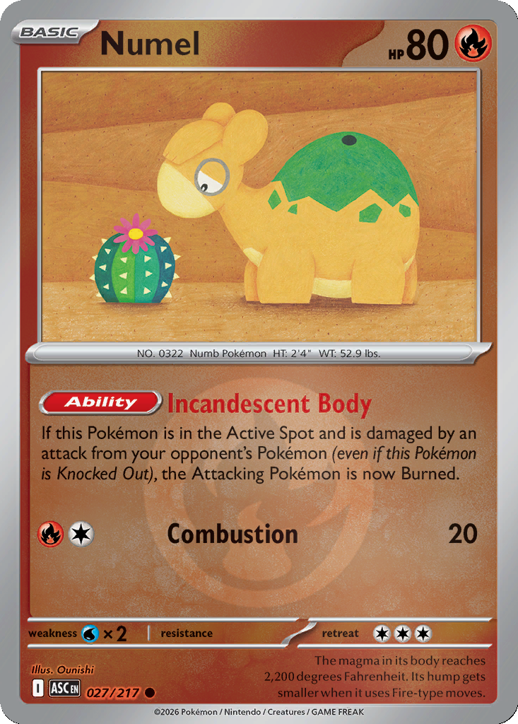 Numel - 27/217 - Reverse Holo