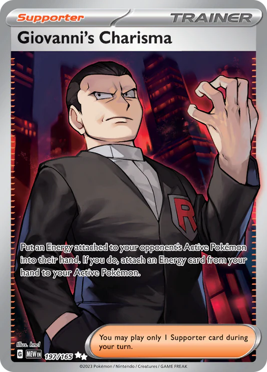 Giovanni's charisma - 197/165