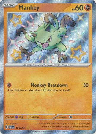 Mankey Shiny Rare - 169/091