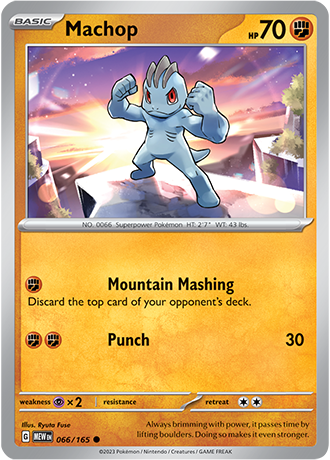 Machop - 66/165 - Normaal