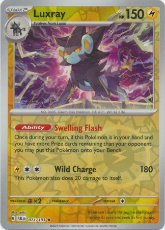 Luxray - 71/193 - Reverse