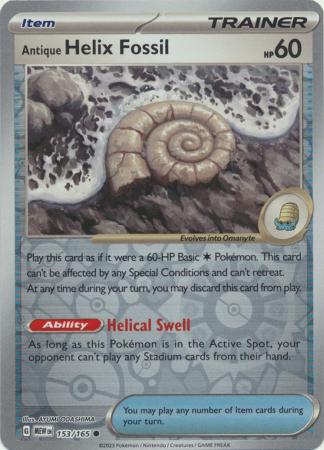 Antiek Helixfossiel - 153/165 - Reverse