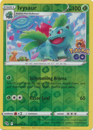 Ivysaur - 2/78 - Reverse