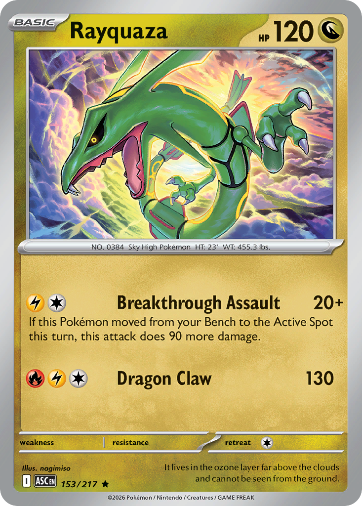Rayquaza - 153/217 - Holo