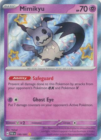 Mimikyu Shiny Zeldzaam - 160/091