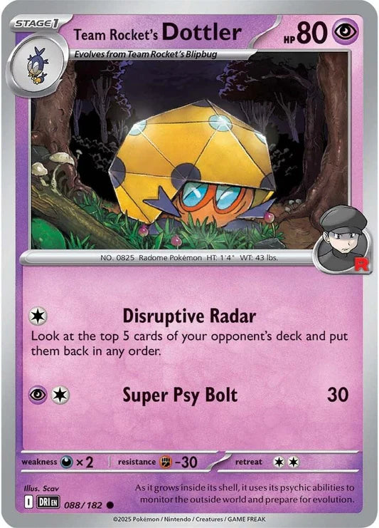 Team Rocket's Dottler - 88/182 - Normaal