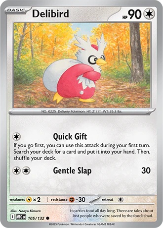 Delibird - 105/132 - Normaal