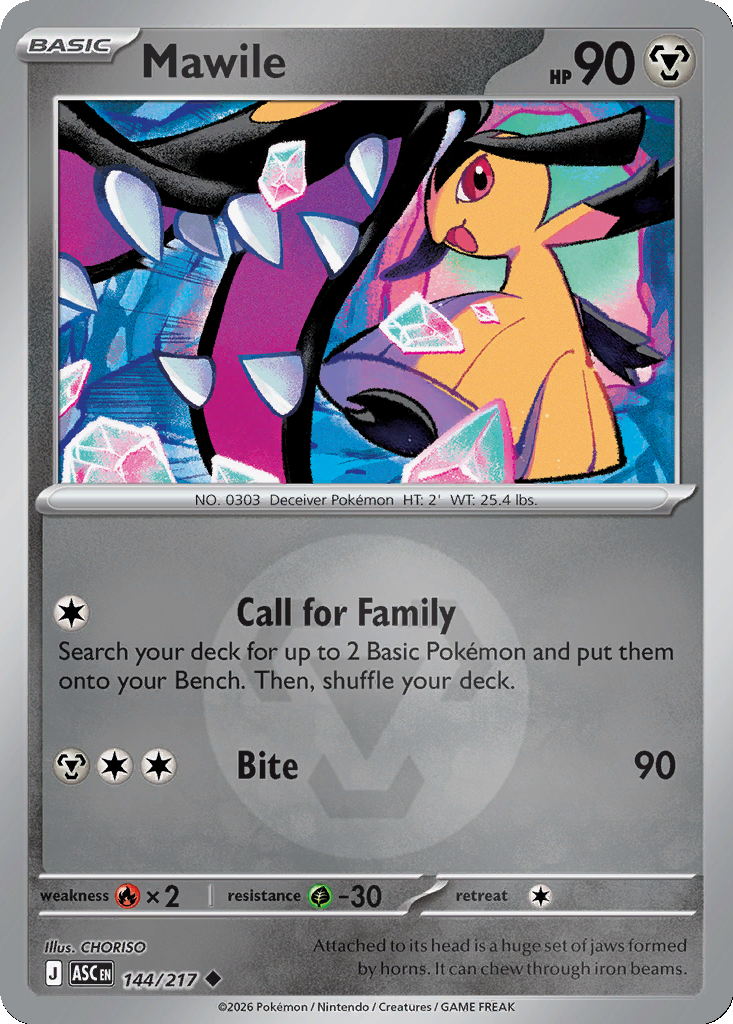 Mawile - 144/217 - Reverse Holo