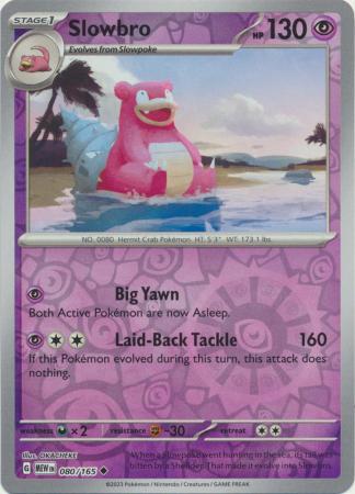 Slowbro - 80/165 - Reverse