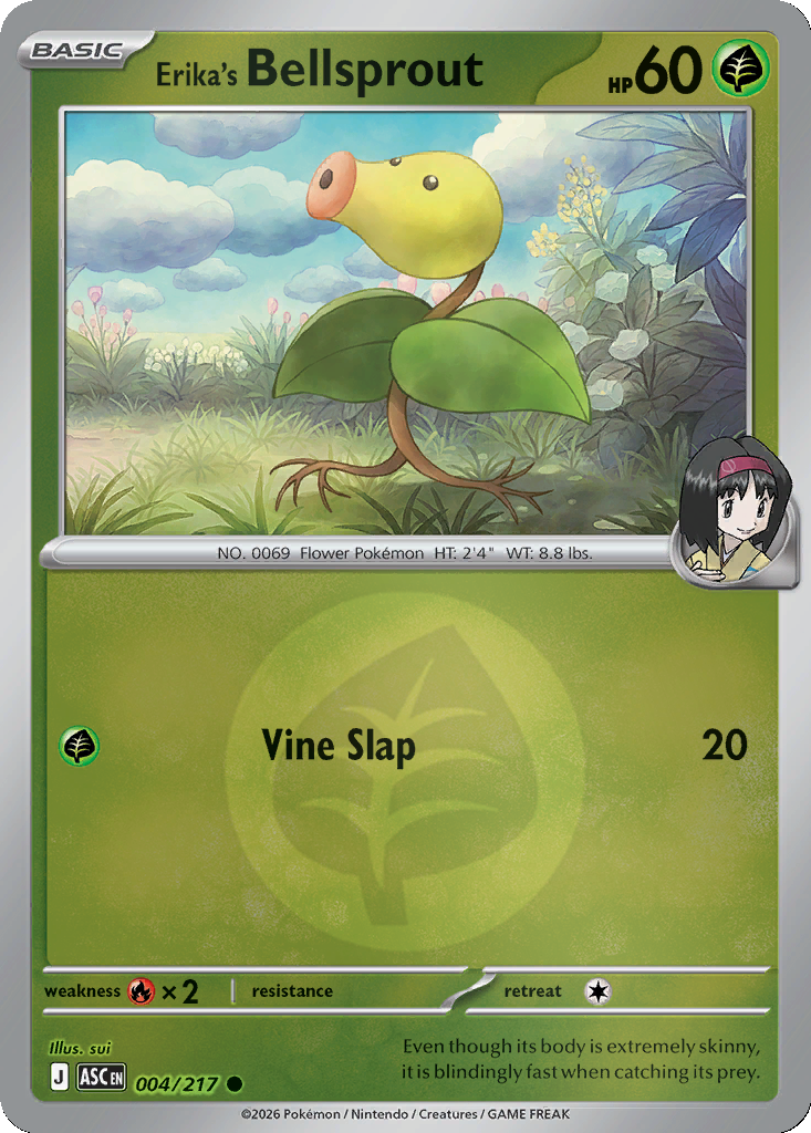 Erika's Bellsprout - 4/217 - Reverse Holo