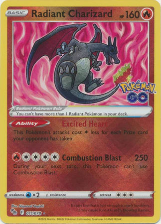 Stralende Charizard - 011/078