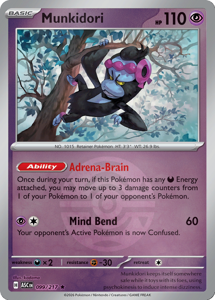 Munkidori - 99/217 - Dusk Ball Holo