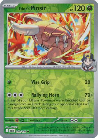Ethan's Pinsir - 1/182 - Reverse