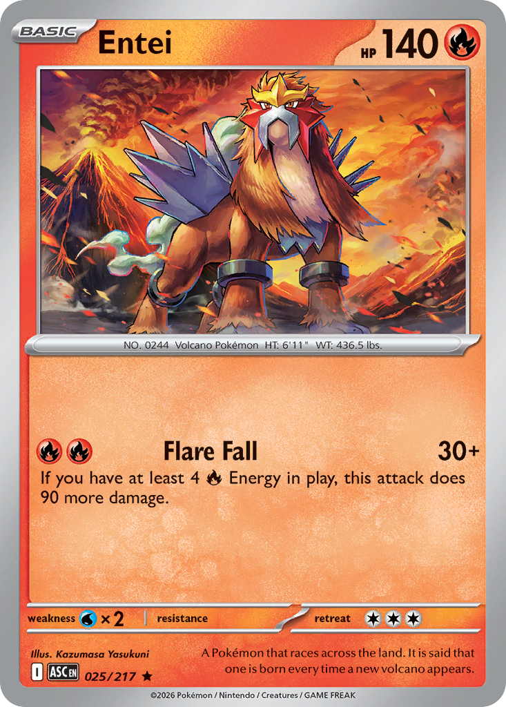 Entei - 25/217 - Holo