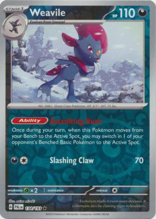 Weavile - 134/193 - Reverse