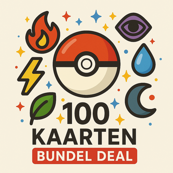 Bundel van 100 Pokémon Kaarten