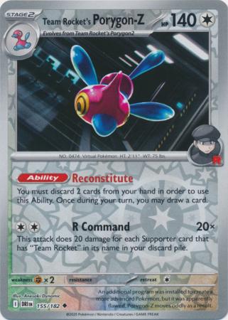 Team Rocket's Porygon-Z - 155/182 - Reverse