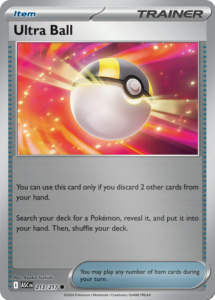 Ultra Ball - 213/217 - Reverse Holo