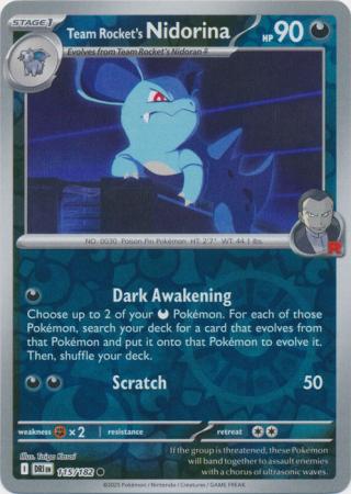 Team Rocket's Nidorina - 115/182 - Reverse