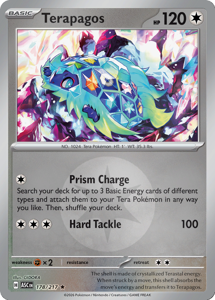 Terapagos - 178/217 - Reverse Holo