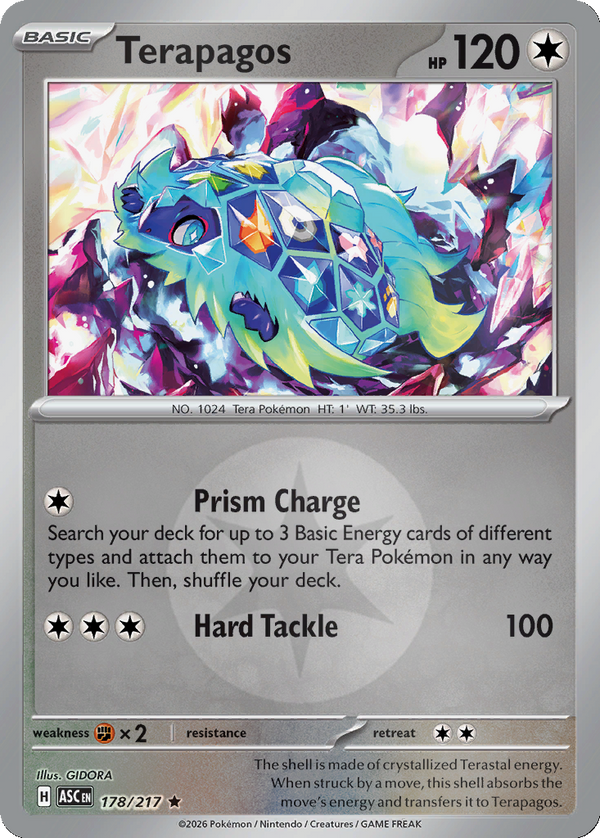 Terapagos - 178/217 - Reverse Holo