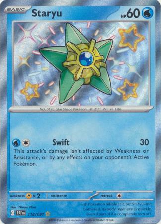 Staryu Shiny Rare - 118/091