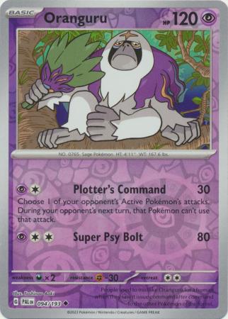Oranguru - 94/193 - Reverse