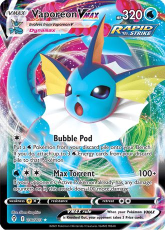 Vaporeon VMAX - 030/203