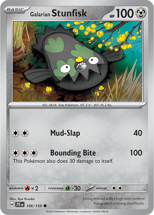 Galarian Stunfisk - 106/159 - Normaal
