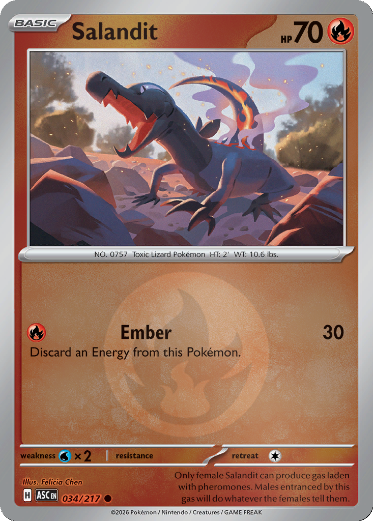 Salandit - 34/217 - Reverse Holo