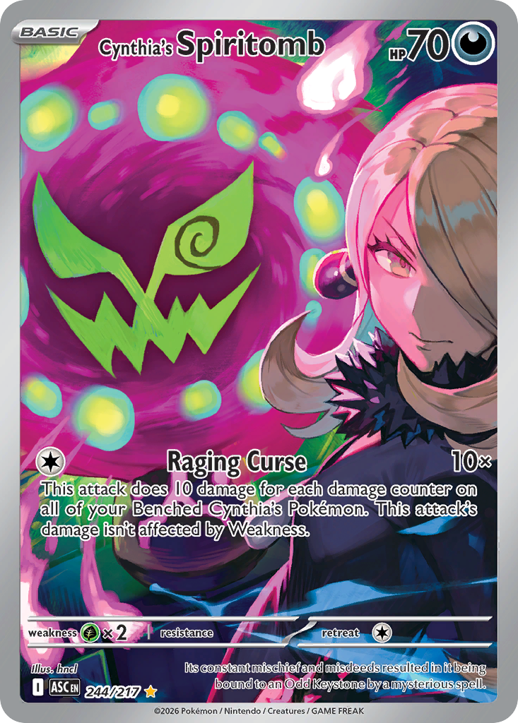 Cynthia's Spiritomb - 244/217 - Holo