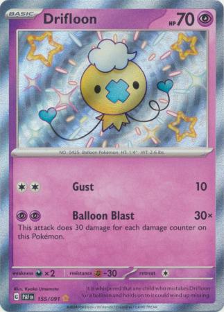 Drifloon Shiny Rare - 155/091