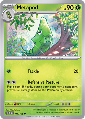 Metapod - 11/165 - Normaal