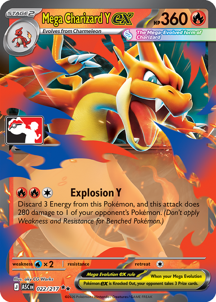 Mega Charizard Y ex - 22/217 - Play! Pokémon